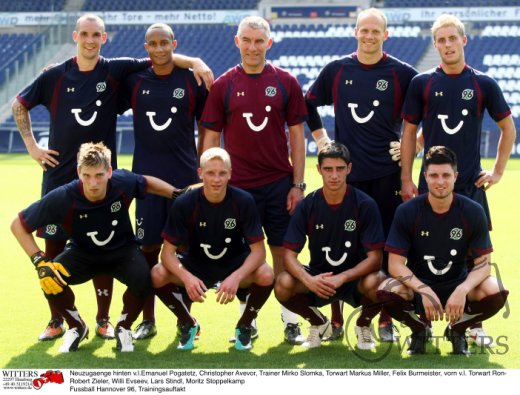 汉诺威队在德国足球联赛中排名前列