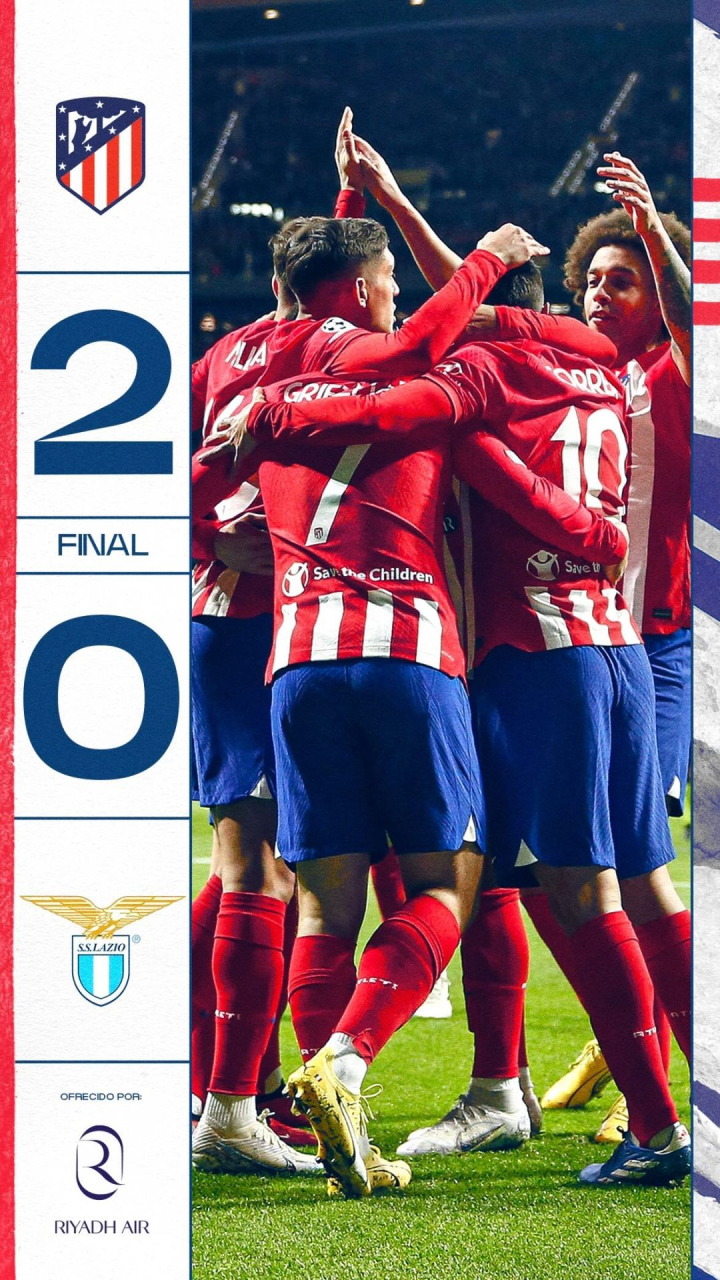 马德里竞技全取三分,锁定小组第一 马德里竞技全取三分,锁定小组第一